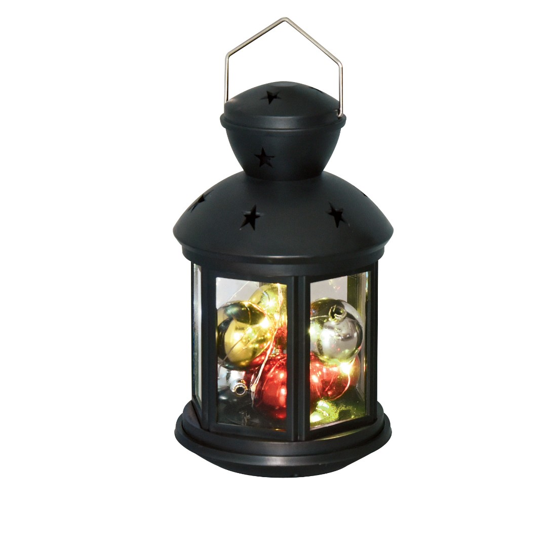 ULD-L1220-010/DTB/RGB BLACK Фонарь со светодиодной гирляндой внутри, на батарейке (в комплект не вхо ULD-L1220-010/DTB/RGB BLACK Фонарь со светодиодной гирляндой внутри, на батарейке (в комплект не вхо
